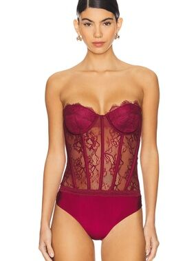 Retrofête Otto Bodysuit in Mulberry